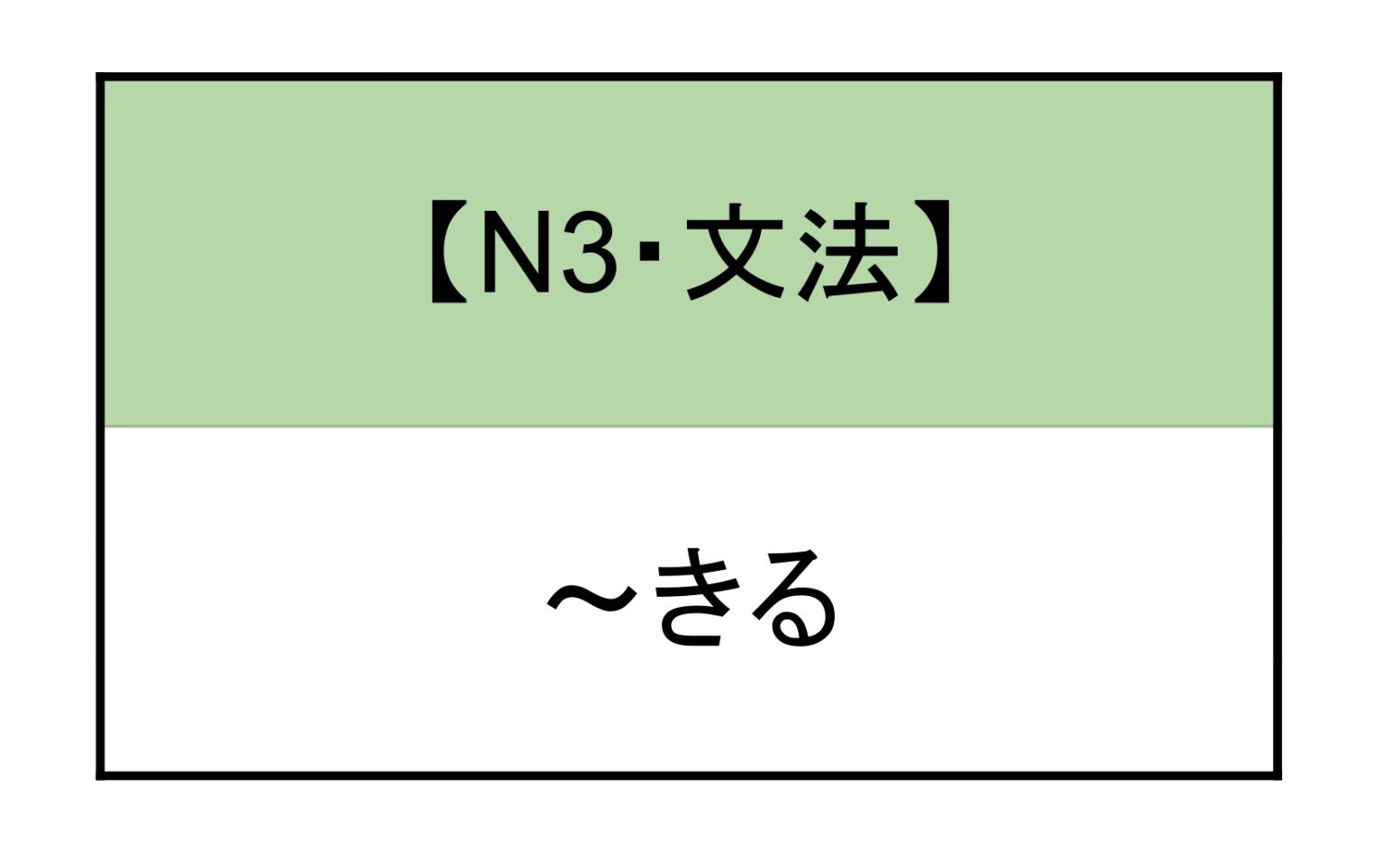 きる 日本語文法 | もみじ日本語教室