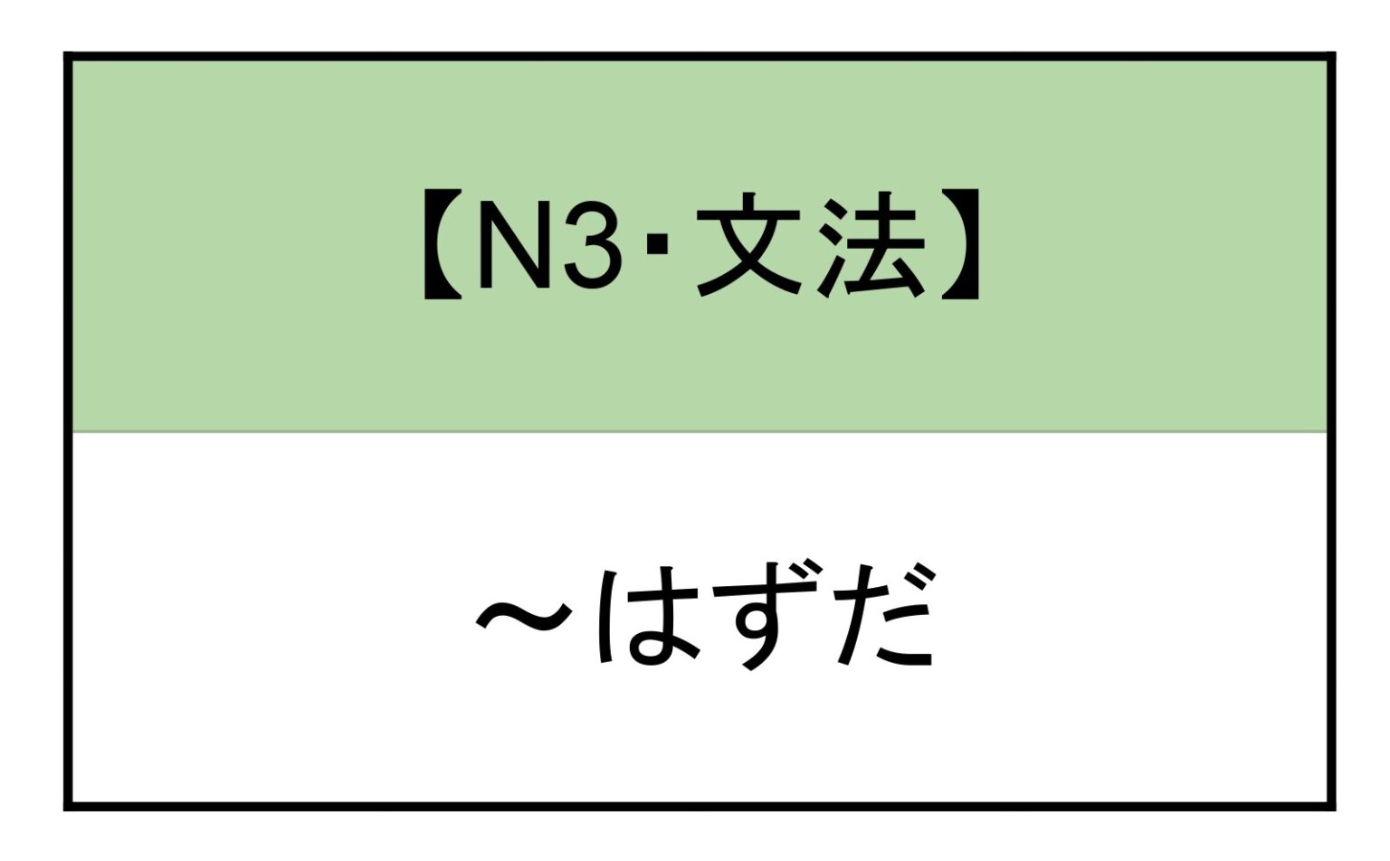 はずだ 文法 | もみじ日本語教室